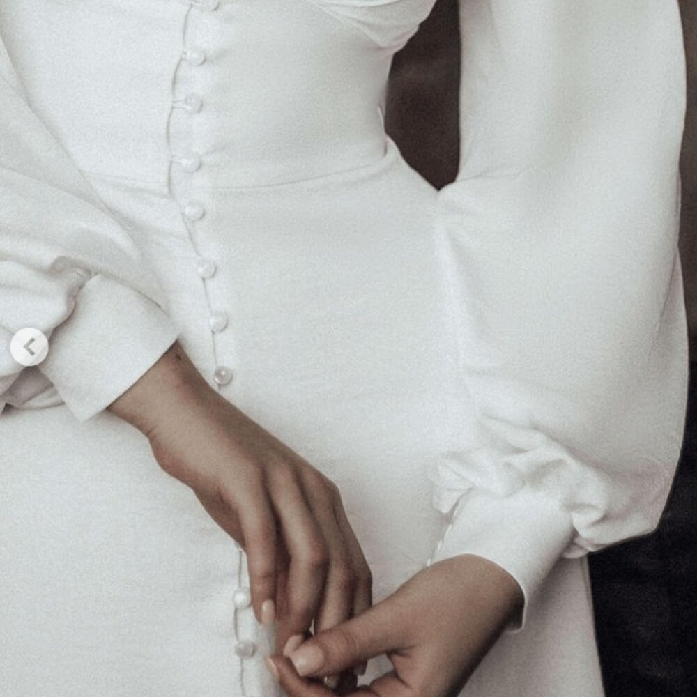 Wedding Dress (Ivory) Missacc Brand - New, Size 14 - Picture 8 of 11